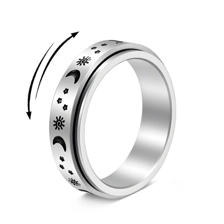 Half-price clearance sale: Amazon's best-selling rotating stress-relieving women's ring, Sun, star, Moon stress-relieving accessory Half-price clearance sale: Amazon's best-selling rotating stress-relieving women's ring, Sun, star, Moon stress-relieving accessory